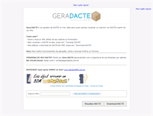 Tablet Screenshot of geradacte.com.br